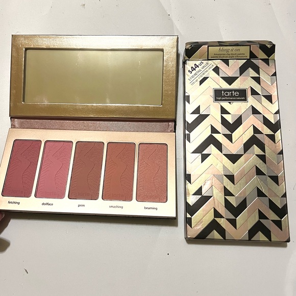 TARTE Holidaze Bling It On Amazonian Clay Blush Palette Fetching Prim NIB(badbox